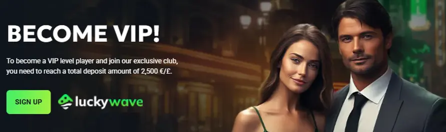 LuckyWave Casino VIP club